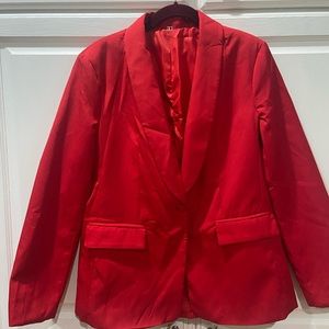 Red jacket
